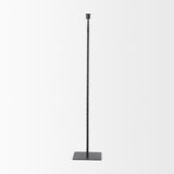 Porter 6.0L x 6.0W x 30.0H Large Black Iron Candle Holder by Mercana at Eve Furniture