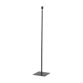 Porter 6.0L x 6.0W x 30.0H Large Black Iron Candle Holder by Mercana at Eve Furniture