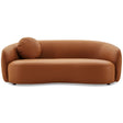 Porter Cognac PU Leather Sofa by Ashcroft Furniture at Eve Furniture