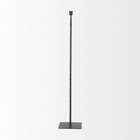Porter Large Black Iron Candle Holder by Mercana at Eve Furniture