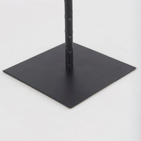 Porter Large Black Iron Candle Holder by Mercana at Eve Furniture