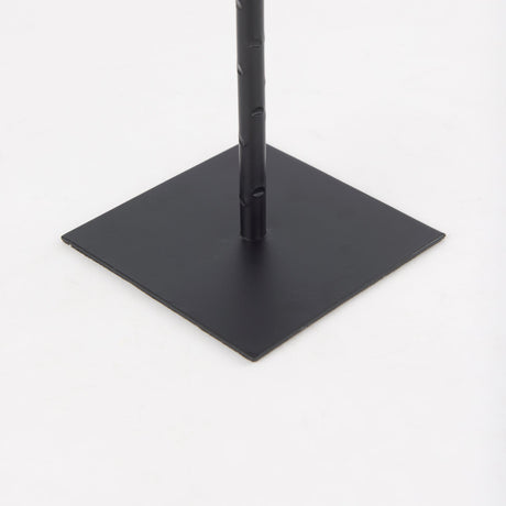Porter Medium Black Iron Candle Holder by Mercana at Eve Furniture