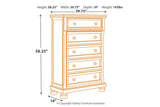 Porter Rustic Brown Chest of Drawers by Ashley at Eve Furniture