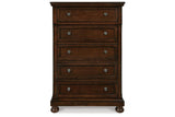Porter Rustic Brown Chest of Drawers by Ashley at Eve Furniture