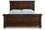 Porter Rustic Brown King Panel Bed by Ashley at Eve Furniture