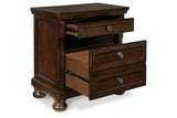 Porter Rustic Brown Nightstand by Ashley at Eve Furniture