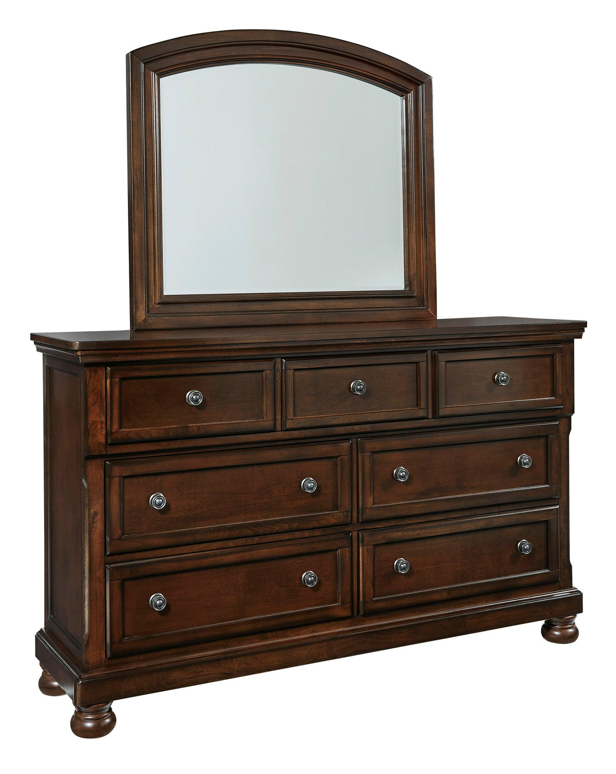 Porter Rustic Brown Panel Bedroom Set by Ashley at Eve Furniture