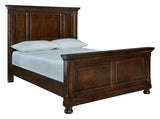 Porter Rustic Brown Panel Bedroom Set by Ashley at Eve Furniture