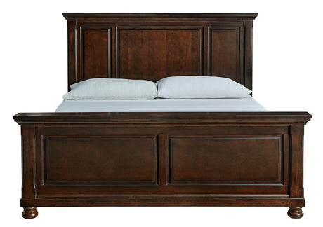 Porter Rustic Brown Panel Bedroom Set by Ashley at Eve Furniture
