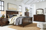 Porter Rustic Brown Panel Bedroom Set by Ashley at Eve Furniture
