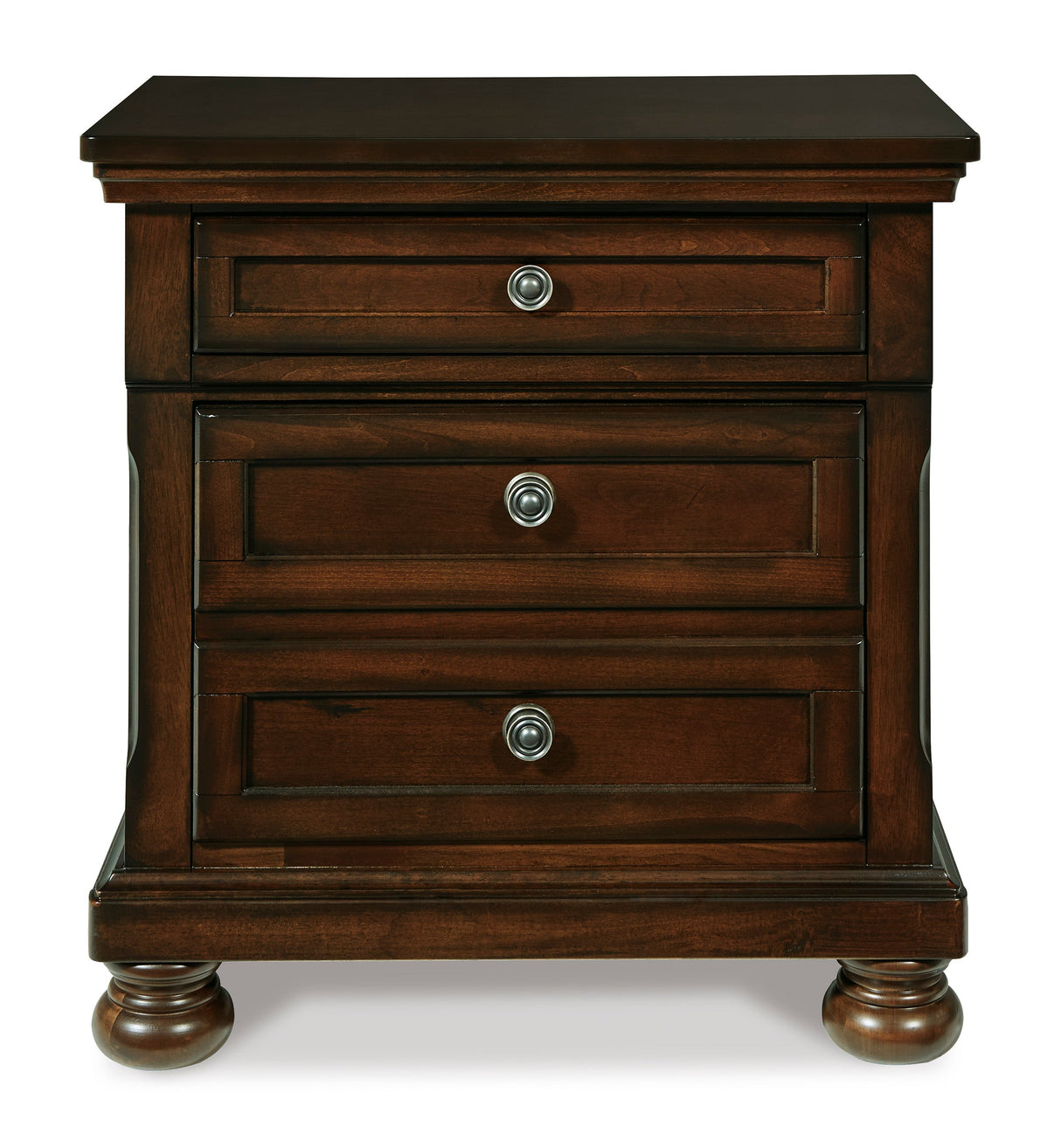 Porter Rustic Brown Sleigh Platform Bedroom Set by Ashley at Eve Furniture