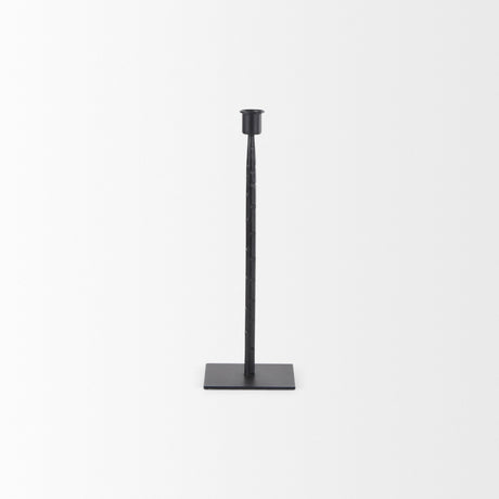 Porter Small Black Iron Candle Holder by Mercana at Eve Furniture