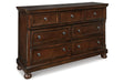 Porter Rustic Brown Dresser by Ashley at Eve Furniture
