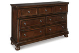 Porter Rustic Brown Dresser by Ashley at Eve Furniture
