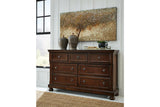 Porter Rustic Brown Dresser by Ashley at Eve Furniture