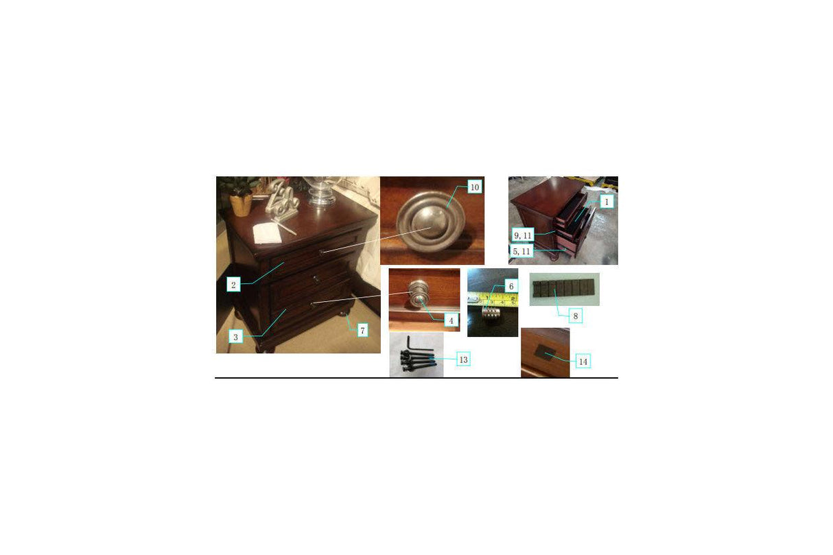 Porter Rustic Brown Nightstand by Ashley at Eve Furniture