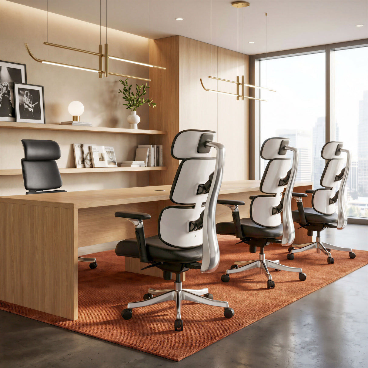 Portia Office Chair Black by Zuomod at Eve Furniture