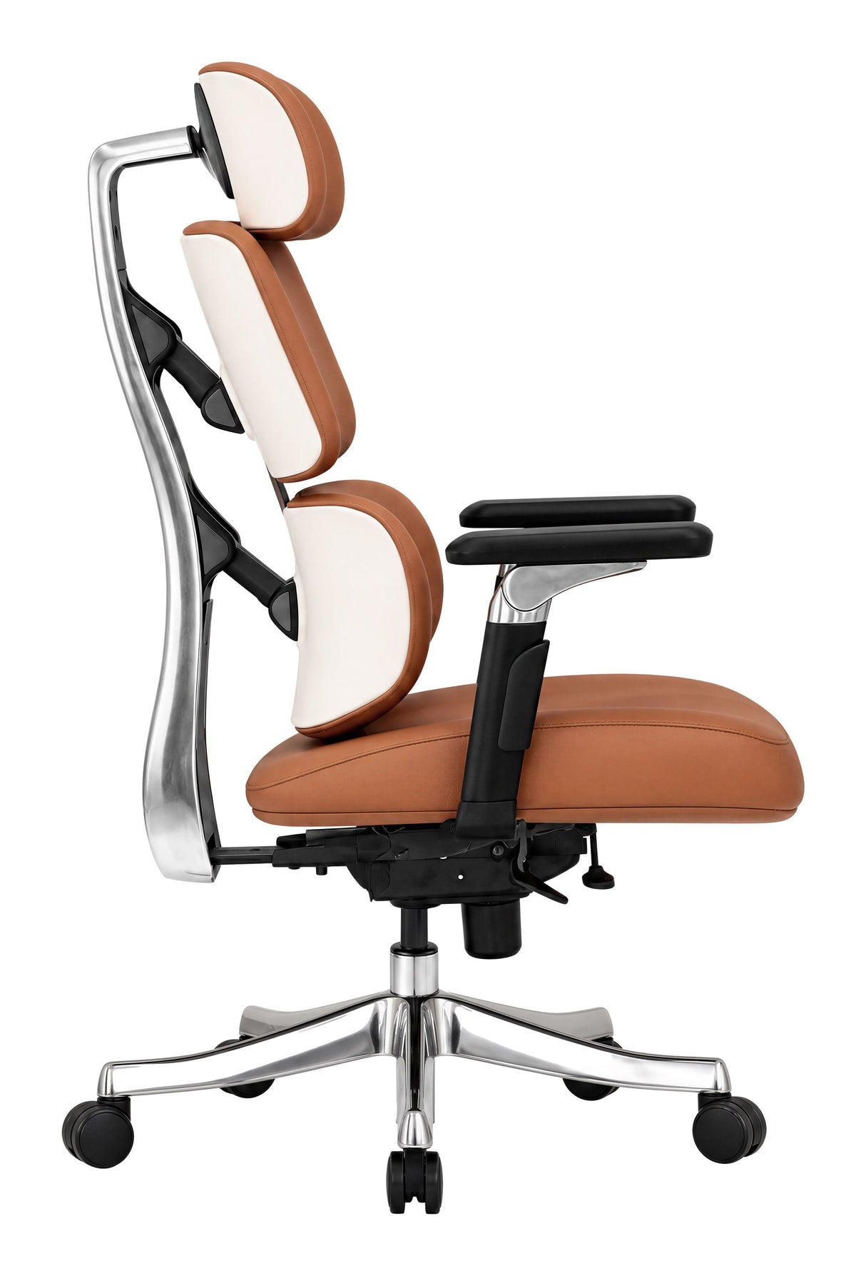 Portia Office Chair Brown by Zuomod at Eve Furniture