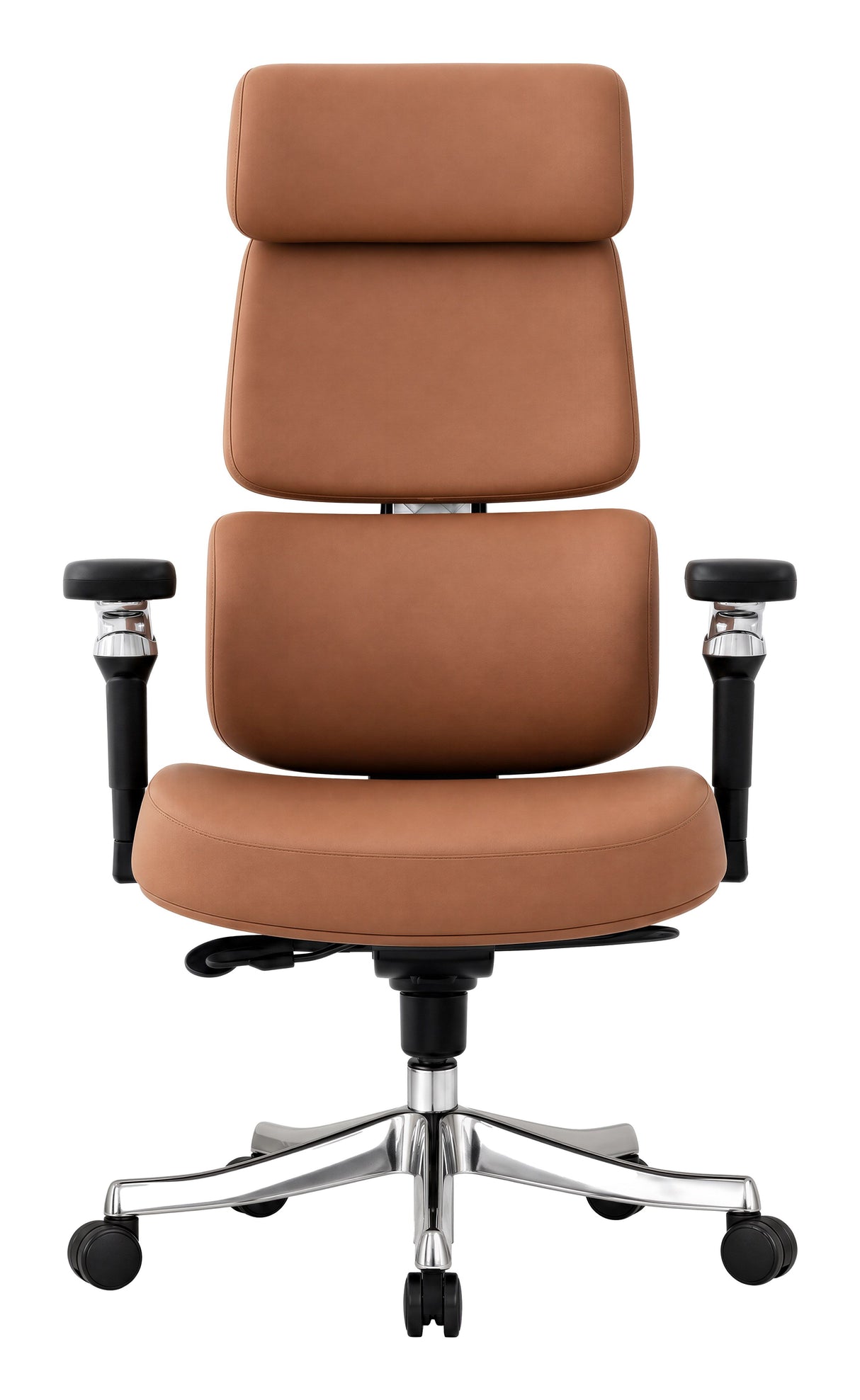 Portia Office Chair Brown by Zuomod at Eve Furniture