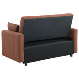 Portland Boucle Upholstered Sleeper Sofa Bed Copper by Coaster at Eve Furniture