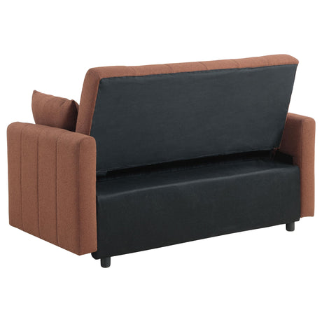 Portland Boucle Upholstered Sleeper Sofa Bed Copper by Coaster at Eve Furniture