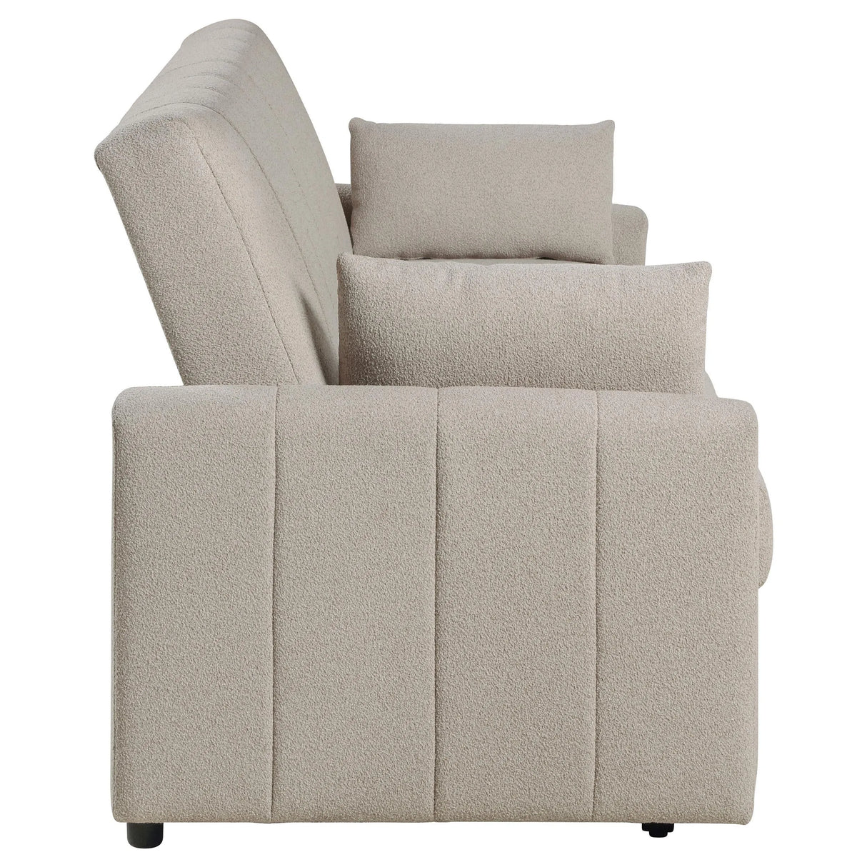 Portland Boucle Upholstered Sleeper Sofa Bed Latte by Coaster at Eve Furniture