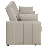 Portland Boucle Upholstered Sleeper Sofa Bed Latte by Coaster at Eve Furniture