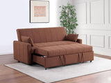 Portland Boucle Upholstered Sleeper Sofa Bed Copper by Coaster at Eve Furniture