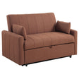 Portland Boucle Upholstered Sleeper Sofa Bed Copper by Coaster at Eve Furniture