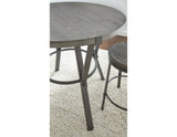 Portland Gray Round Counter Height Dining Set by Steve Silver at Eve Furniture