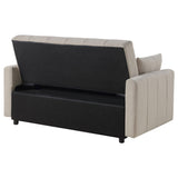 Portland Boucle Upholstered Sleeper Sofa Bed Latte by Coaster at Eve Furniture