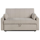 Portland Boucle Upholstered Sleeper Sofa Bed Latte by Coaster at Eve Furniture