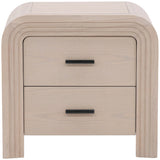 Portland Nightstand, Bleach Natural by Dovetail at Eve Furniture