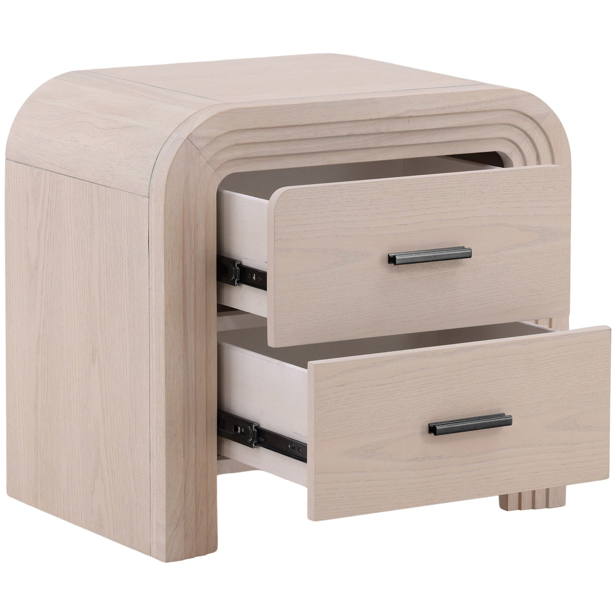 Portland Nightstand, Bleach Natural by Dovetail at Eve Furniture