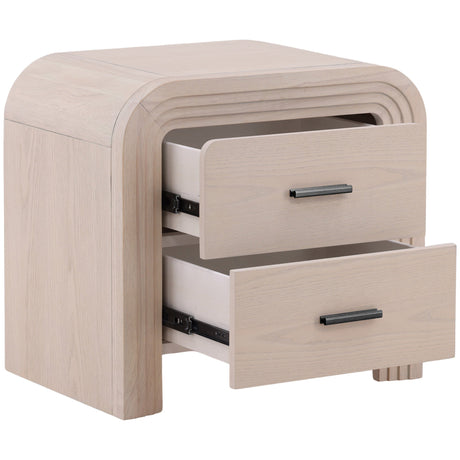 Portland Nightstand, Bleach Natural by Dovetail at Eve Furniture