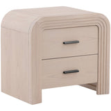 Portland Nightstand, Bleach Natural by Dovetail at Eve Furniture