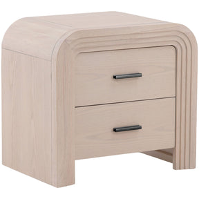 Portland Nightstand, Bleach Natural by Dovetail at Eve Furniture