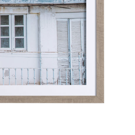 Porto Houses by Laura Marshall a Framed Photo Art Print Matted under Glass by Mercana at Eve Furniture