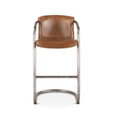 Portofino 22" Bar Chair in Berham Chestnut Leather by Home Trends & Design at Eve Furniture