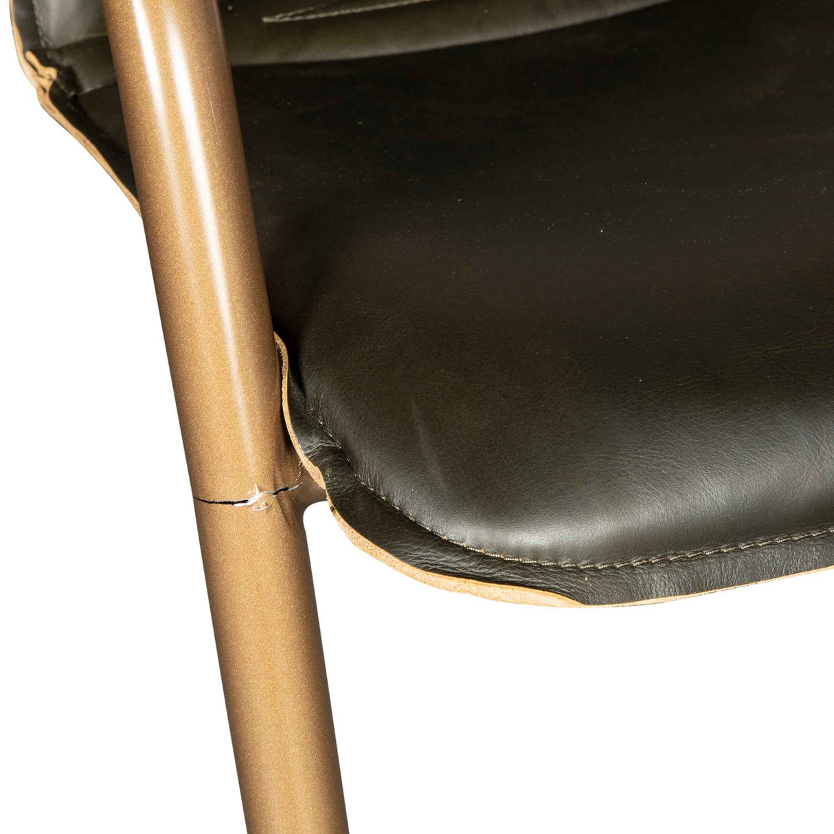 Portofino 22" Bar Chair in Emerald Green Leather by Home Trends & Design at Eve Furniture