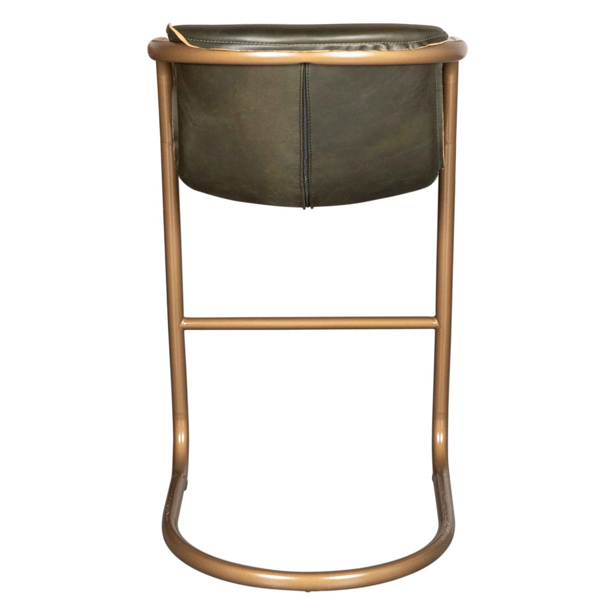 Portofino 22" Bar Chair in Emerald Green Leather by Home Trends & Design at Eve Furniture