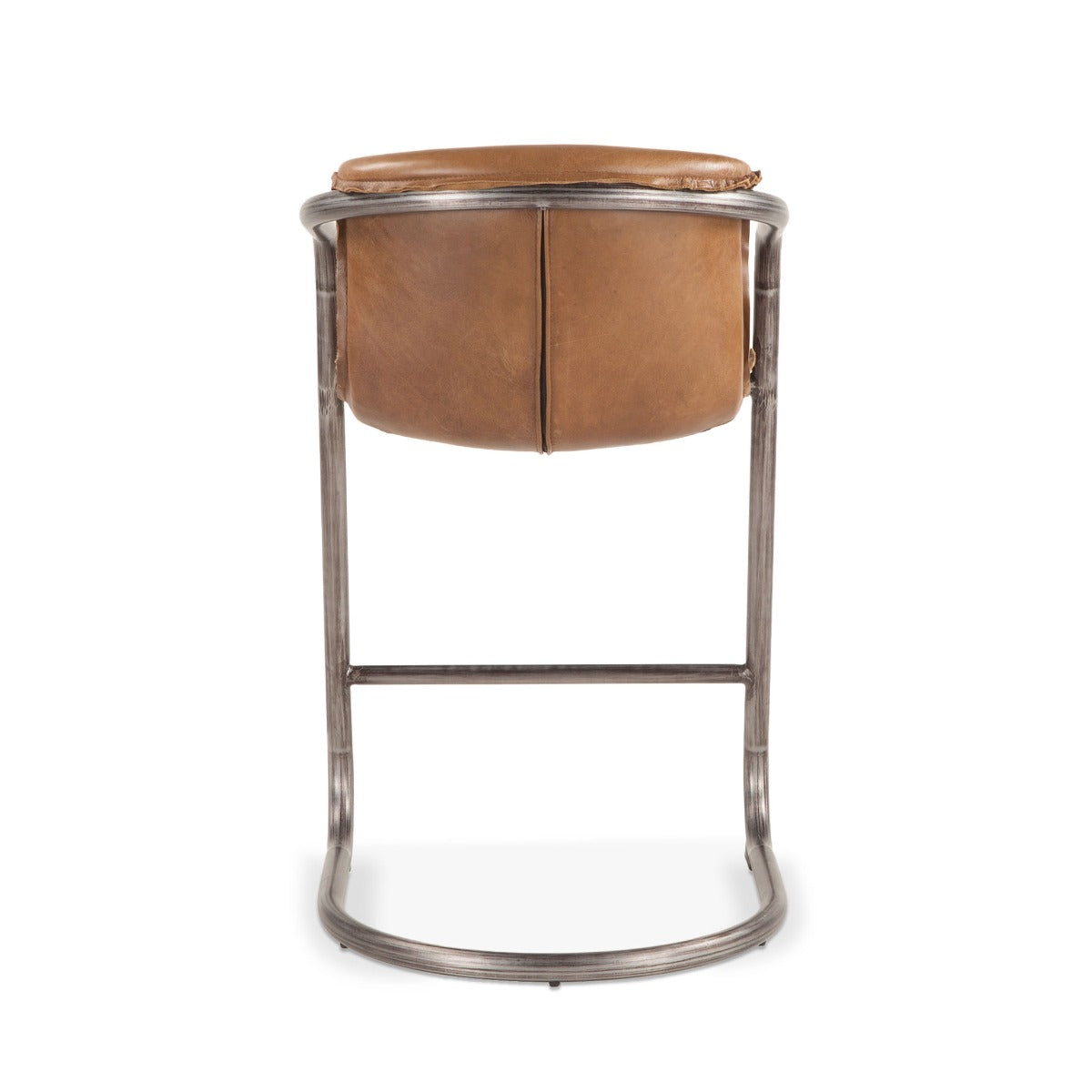 Portofino 22" Counter Chair in Berham Chestnut Top Grain Leather by Home Trends & Design at Eve Furniture