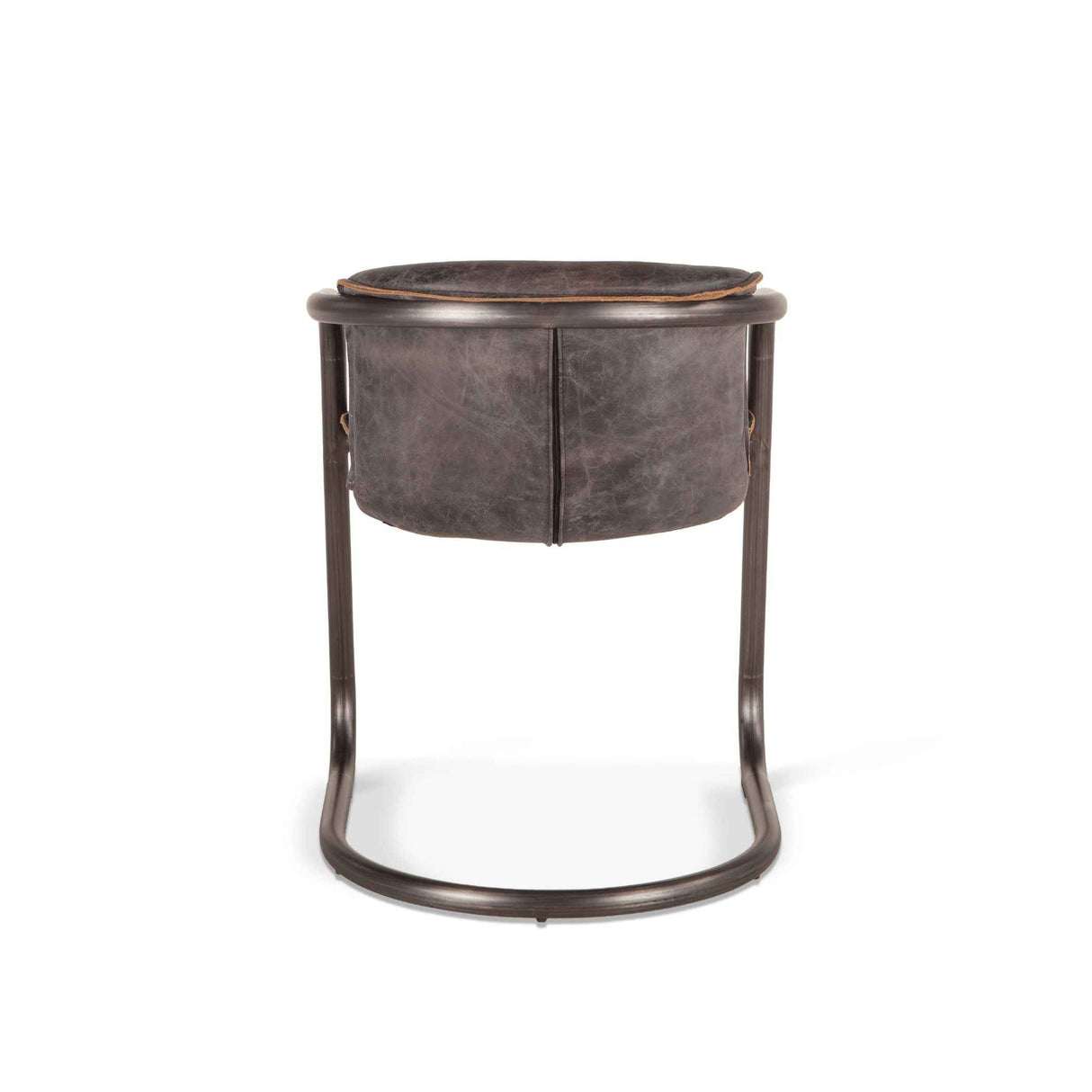 Portofino 22" Dining Chair in Antique Ebony Leather, Set of 2 by Home Trends & Design at Eve Furniture