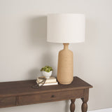 Portofino Abaca Rope Bottle Table Lamp by Mercana at Eve Furniture