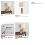 Portofino Abaca Rope Bottle Table Lamp by Mercana at Eve Furniture