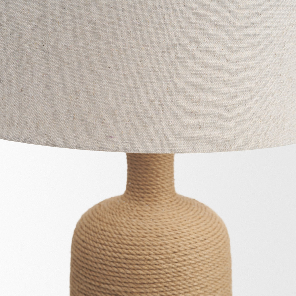 Portofino Abaca Rope Bottle Table Lamp by Mercana at Eve Furniture