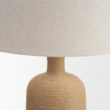 Portofino Abaca Rope Bottle Table Lamp by Mercana at Eve Furniture