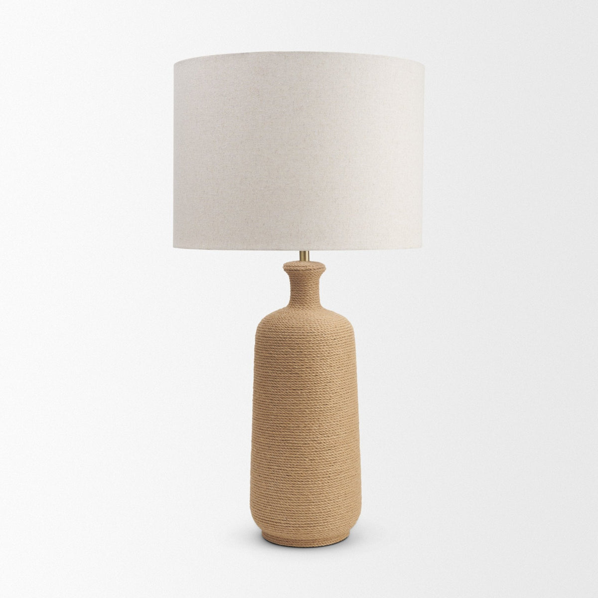 Portofino Abaca Rope Bottle Table Lamp by Mercana at Eve Furniture