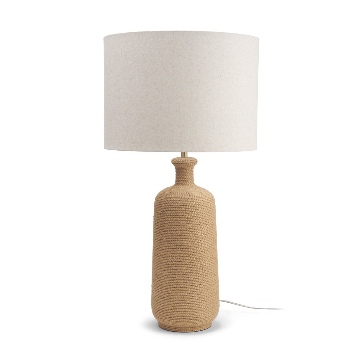Portofino Abaca Rope Bottle Table Lamp by Mercana at Eve Furniture