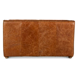 Portofino Loft Three Piece Sectional Sofa in Cocoa Brown Leather by Home Trends & Design at Eve Furniture